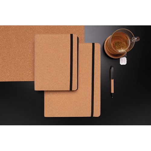 Conférencier A4 en liège avec stylo Deluxe - 12