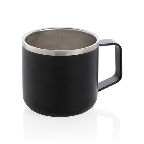 black Taza de acero inoxidable