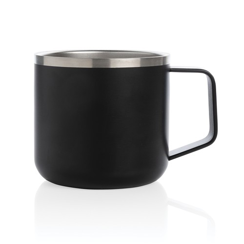 black Taza de acero inoxidable