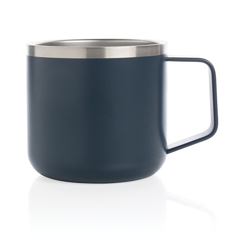 blue Taza de acero inoxidable