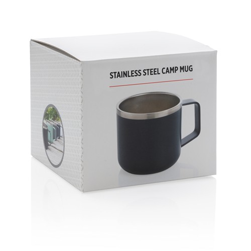 blue Taza de acero inoxidable