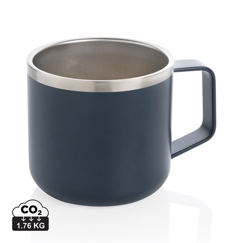 blue Taza de acero inoxidable