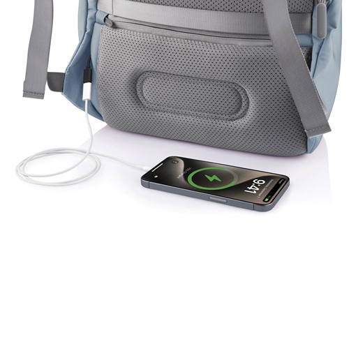 blue Bobby Soft, mochila antirrobo