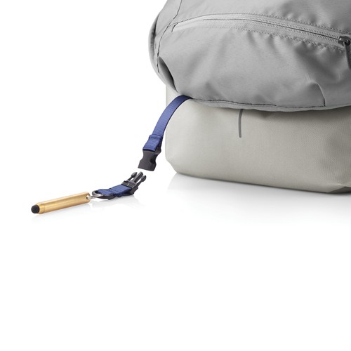 gris claro Bobby Soft, mochila antirrobo