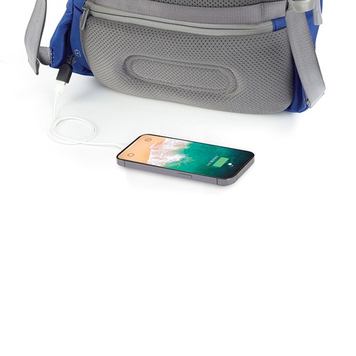 azulón Bobby Soft, mochila antirrobo