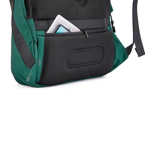 verde bosque Bobby Soft, mochila antirrobo