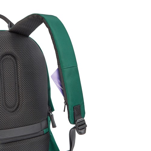 verde bosque Bobby Soft, mochila antirrobo