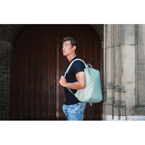 verde menta Bobby Soft, mochila antirrobo