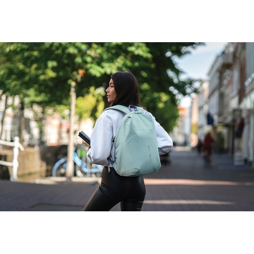 verde menta Bobby Soft, mochila antirrobo