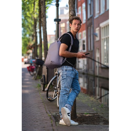 gray Bobby Soft, mochila antirrobo