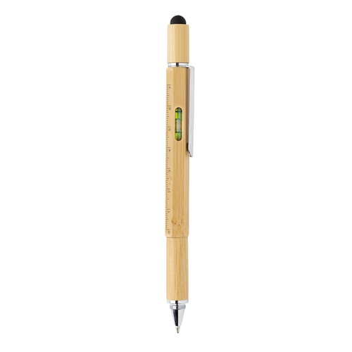 Boîte à outils 5 en 1 en bambou - 7