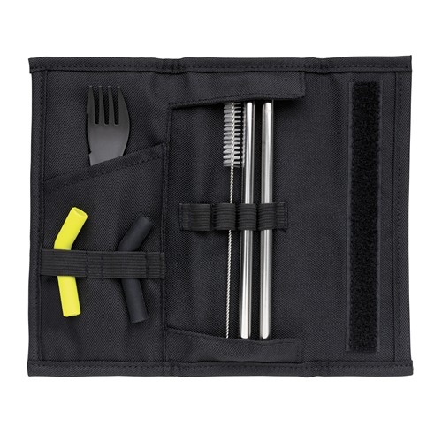 Set pailles 2 pcs et couverts Tierra - 4