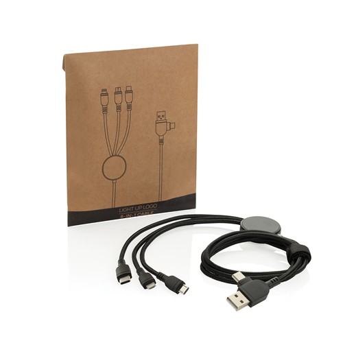 Câble 6 en 1 lumineux - 4