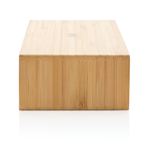 Réveil en bambou avec chargeur sans fil 5W - 6
