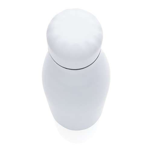 white Botella de acero inoxidable al vacío de color sólido 500ml