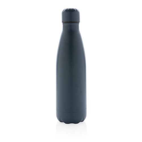 blue Botella de acero inoxidable al vacío de color sólido 500ml