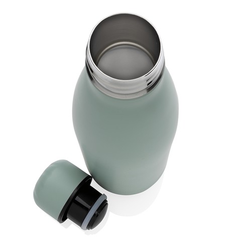 green Botella de acero inoxidable al vacío de color sólido 500ml