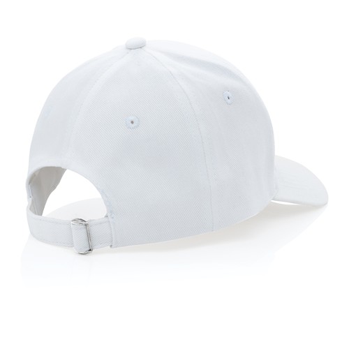 white Gorra Impact 6 paneles 280gr de algodón reciclado