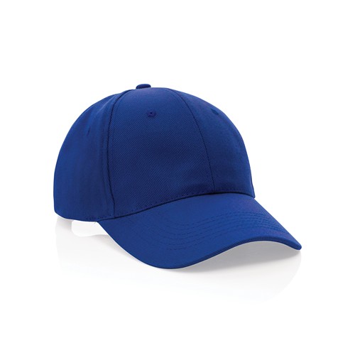 blue Gorra Impact 6 paneles 280gr de algodón reciclado