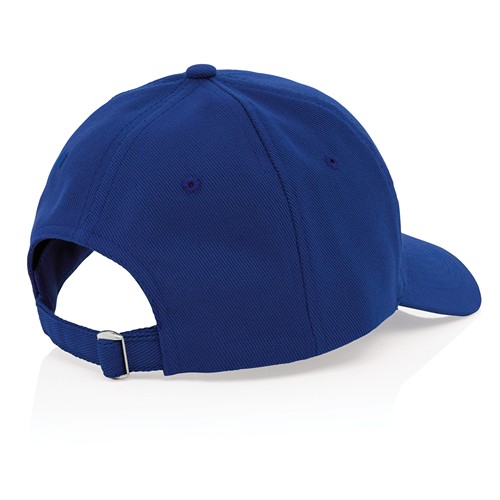 blue Gorra Impact 6 paneles 280gr de algodón reciclado