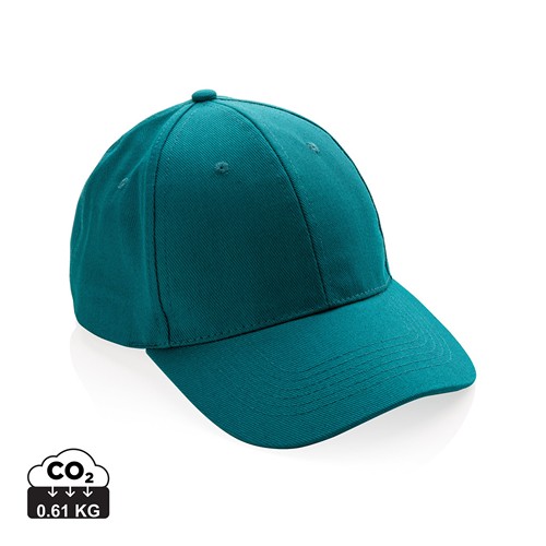 verdigris Gorra Impact 6 paneles 280gr de algodón reciclado