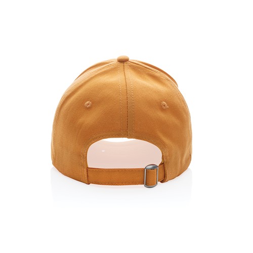 naranja sunset Gorra Impact 6 paneles 280gr de algodón reciclado
