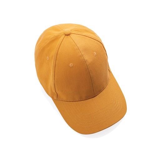 naranja sunset Gorra Impact 6 paneles 280gr de algodón reciclado