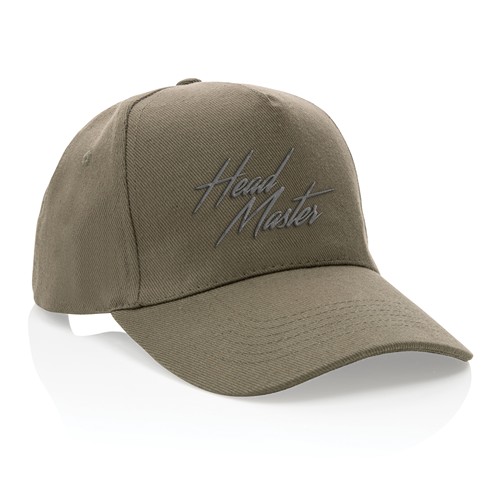 Gorra de algodón reciclado Impact 280gr con trazador AWARE™
