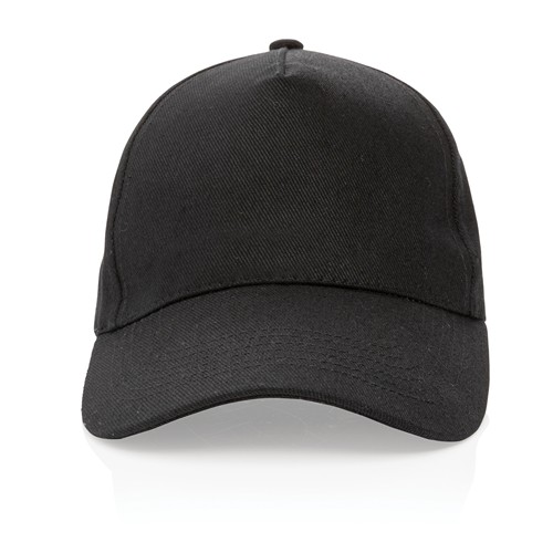 black Gorra de algodón reciclado Impact 280gr con trazador AWARE™