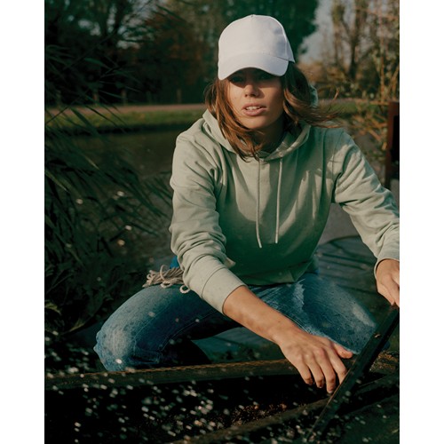 white Gorra de algodón reciclado Impact 280gr con trazador AWARE™