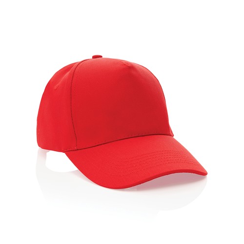 red Gorra de algodón reciclado Impact 280gr con trazador AWARE™