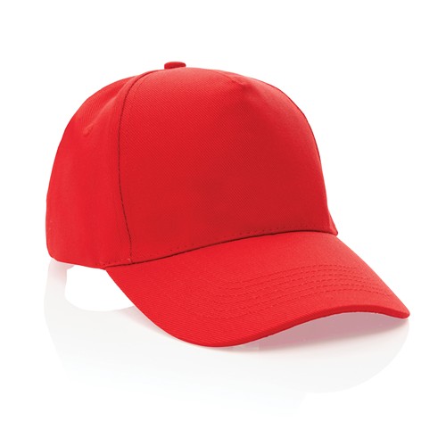 red Gorra de algodón reciclado Impact 280gr con trazador AWARE™