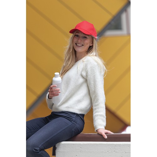 red Gorra de algodón reciclado Impact 280gr con trazador AWARE™