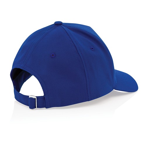 blue Gorra de algodón reciclado Impact 280gr con trazador AWARE™