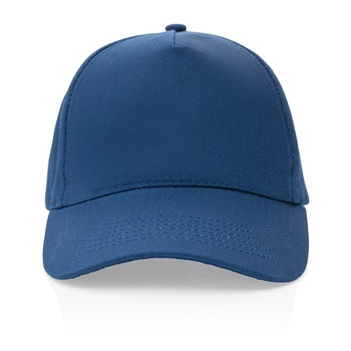 azul marino Gorra de algodón reciclado Impact 280gr con trazador AWARE™
