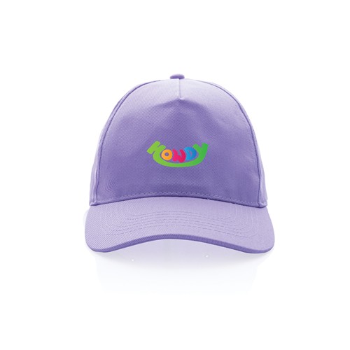 lavanda Gorra de algodón reciclado Impact 280gr con trazador AWARE™