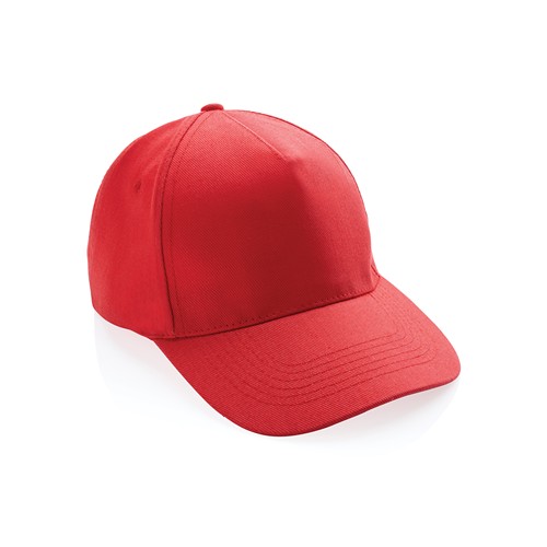 rojo claro Gorra de algodón reciclado Impact 280gr con trazador AWARE™