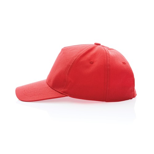 rojo claro Gorra de algodón reciclado Impact 280gr con trazador AWARE™