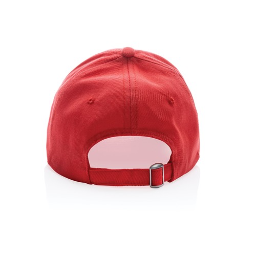 rojo claro Gorra de algodón reciclado Impact 280gr con trazador AWARE™