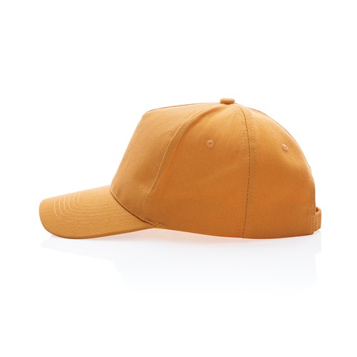 naranja sunset Gorra de algodón reciclado Impact 280gr con trazador AWARE™