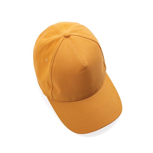 naranja sunset Gorra de algodón reciclado Impact 280gr con trazador AWARE™