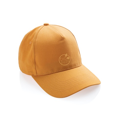 naranja sunset Gorra de algodón reciclado Impact 280gr con trazador AWARE™