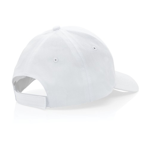 white Gorra Impact de algodón reciclado con trazador AWARE™
