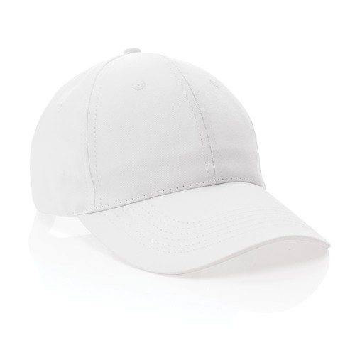 white Gorra Impact de algodón reciclado con trazador AWARE™
