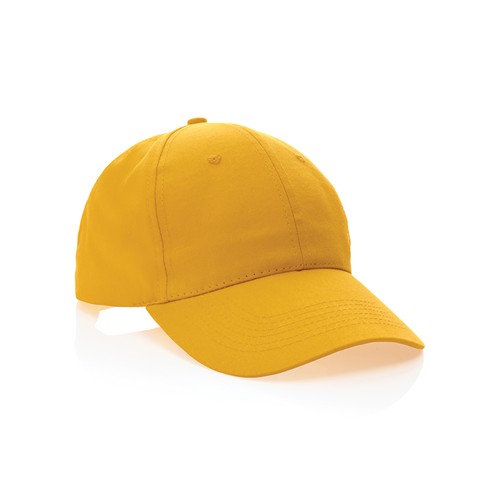 yellow Gorra Impact de algodón reciclado con trazador AWARE™