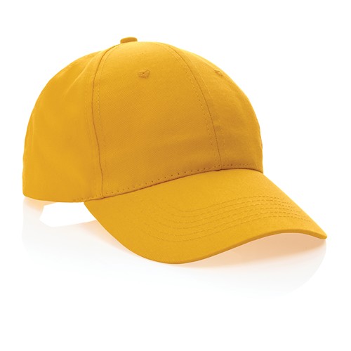 yellow Gorra Impact de algodón reciclado con trazador AWARE™