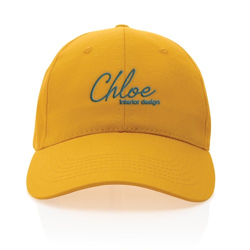 yellow Gorra Impact de algodón reciclado con trazador AWARE™