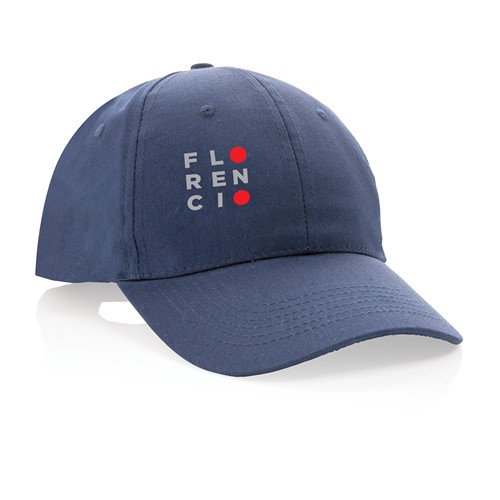 azul marino Gorra Impact de algodón reciclado con trazador AWARE™