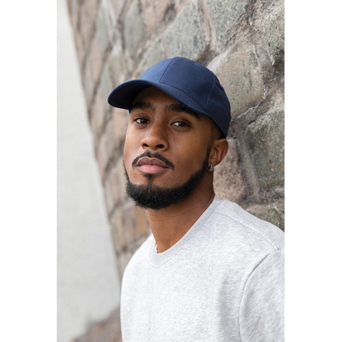 azul marino Gorra Impact de algodón reciclado con trazador AWARE™