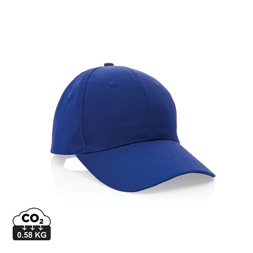 blue Gorra Impact de algodón reciclado con trazador AWARE™
